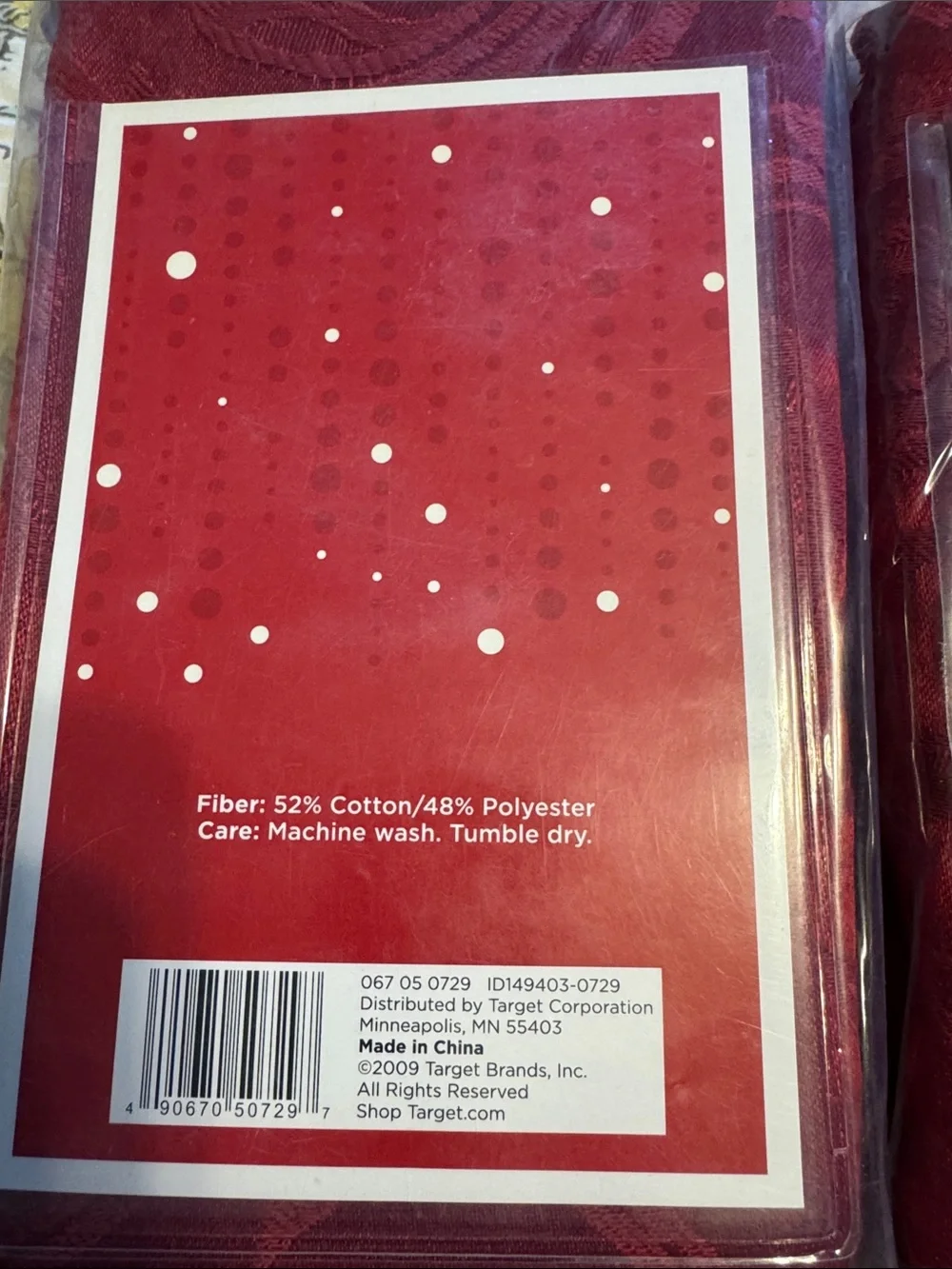 Essentials Stretch Dining Room Chair Covers — Deep Red